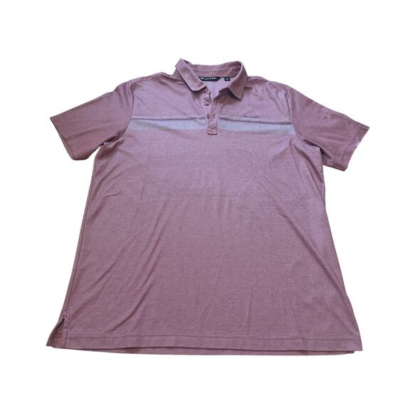Travis Mathew BUNDLE Polo Shirts Men XL Mint Green Navy/ Red Pima Golf - Picture 5 of 8